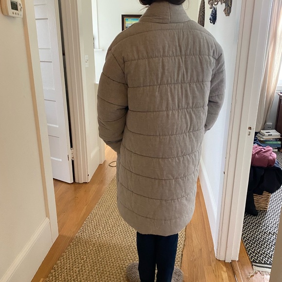 Pietsie || Malamo Cloud Puffer Coat Japanese Flannel Large - Picture 4 of 7